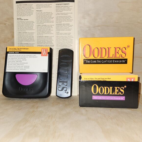 1992 Oodles The Game You Can't Get Enough Of Party Card Game - Picture 4 of 6
